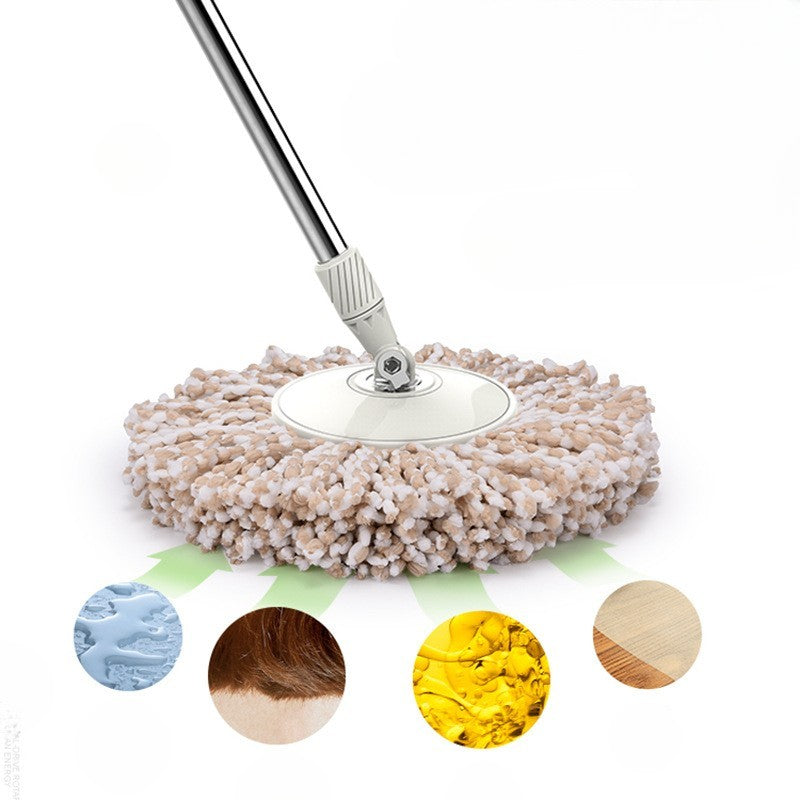 Set Galeata si Mop Rotativ 360°, Flippy, Cu Dubla Actiune Centrifuga, Pentru Uz Casnic, Maner din Otel Inoxidabil