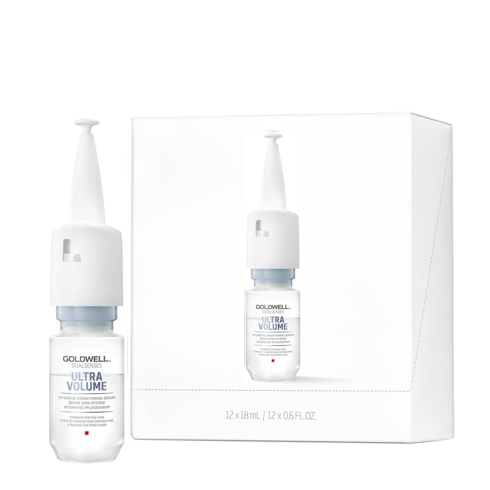 Set, Goldwell, Dualsenses Ultra Volume, Volumizant, Ser tratament în fiole, Pentru păr, Pentru femei, 12 buc, 18 ml