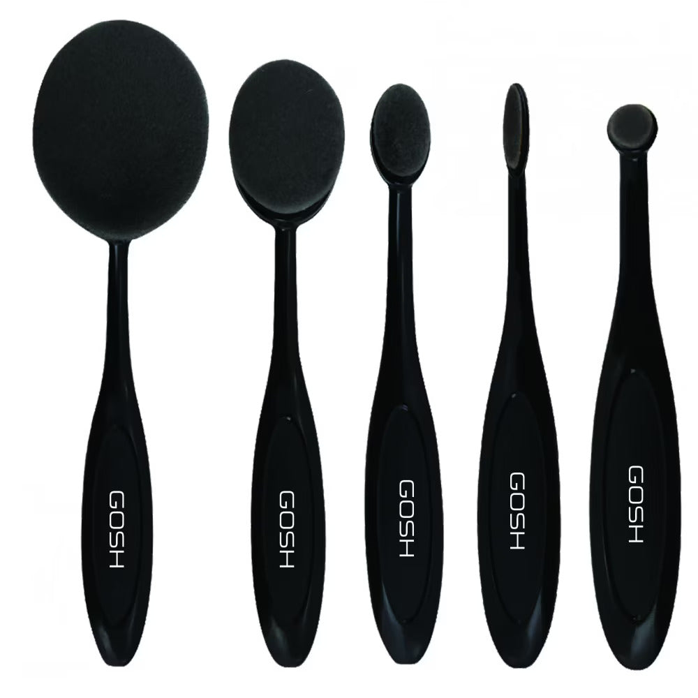 Set, Gosh, Gosh, Amestecare, Perie multifuncțională pentru față, 5 buc