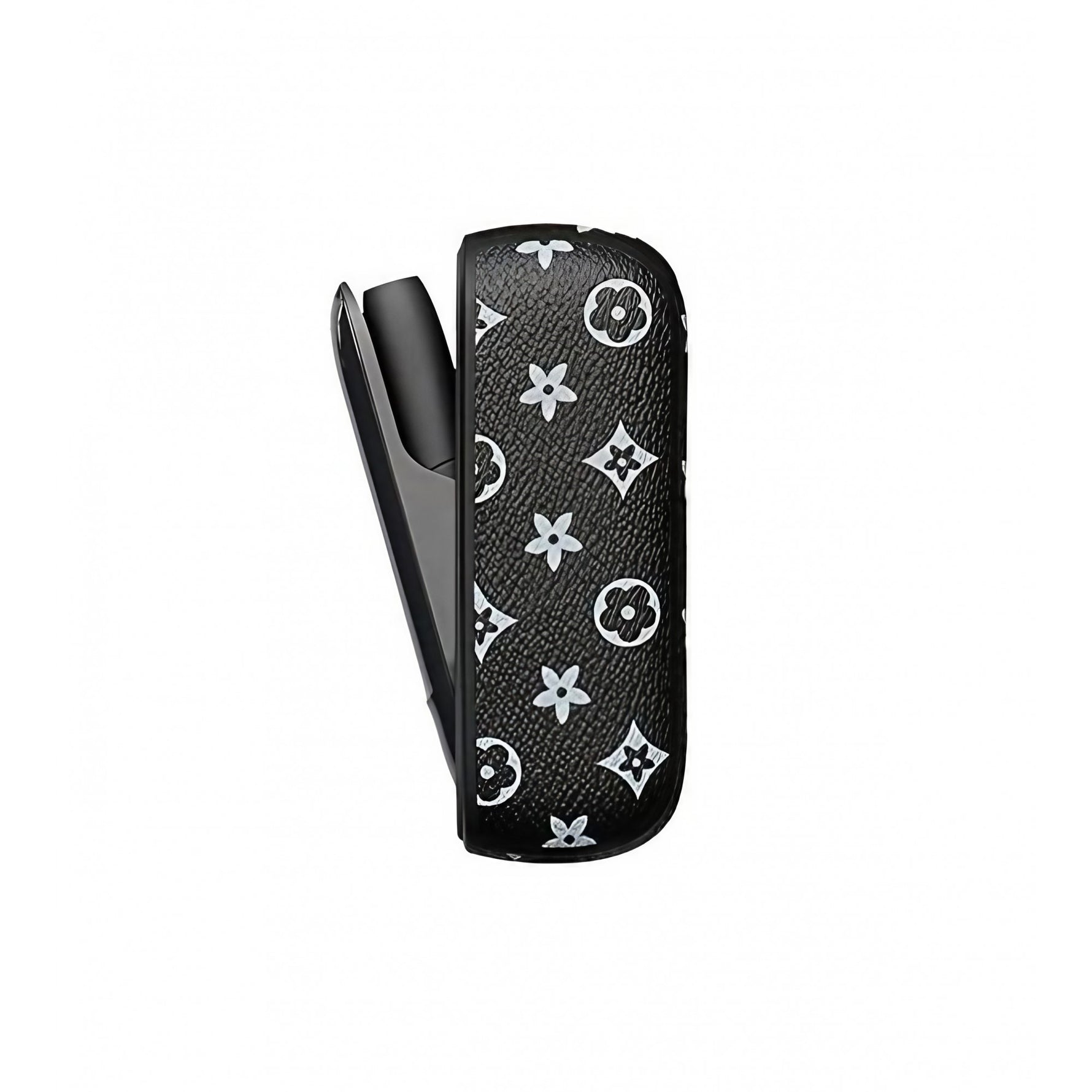Set Husa Piele Ecologica Si Capac Plastic Flippy, pentru IQOS 3.0 DUO, de Protectie, Anti Soc si Zgarieturi, 20 gr, 12