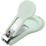 Set 4 Piese Ingrijire Unghii Bebelusi, Flippy, din ABS+Otel Inoxidabil, Cutie de Depozitare Tip Bufnita, de la 0 Luni,