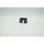 Set inteligent de blocuri magnetice pentru copii, 7 piese, cutie depozitare, robotel, albastru