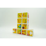 Set inteligent de cuburi magnetice pentru copii, 10 piese, cutie depozitare, puzzle parc de distractii, +3 ani,