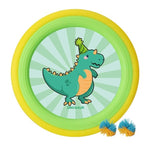 Set Interactiv Frisbee, Fippy, pentru Copii, 2 Palete Elastice, Diametru 30 cm, 4 Mingi, + 3 Ani, Design Animat,