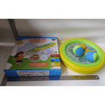Set Interactiv Frisbee, Fippy, pentru Copii, 2 Palete Elastice, Diametru 30 cm, 4 Mingi, + 3 Ani, Design Animat,