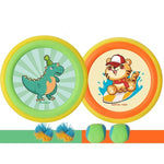 Set Interactiv Frisbee, Fippy, pentru Copii, 2 Palete Elastice, Diametru 30 cm, 4 Mingi, + 3 Ani, Design Animat,