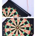 Set Joc Darts Flippy, Doua Fete pentru Joc, 6 Sageti Incluse, Magnetic, Dimensiuni 37 x 40 cm, Design clasic, Multicolor