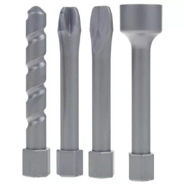 Set Jucarie pentru Copii Bormasina, Flippy, Accesorii Incluse, 4 Capete de Schimb, Material Plastic, Interactiv,