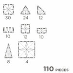 Set magnetic de construit Inventiv 110 piese, Cleverclixx