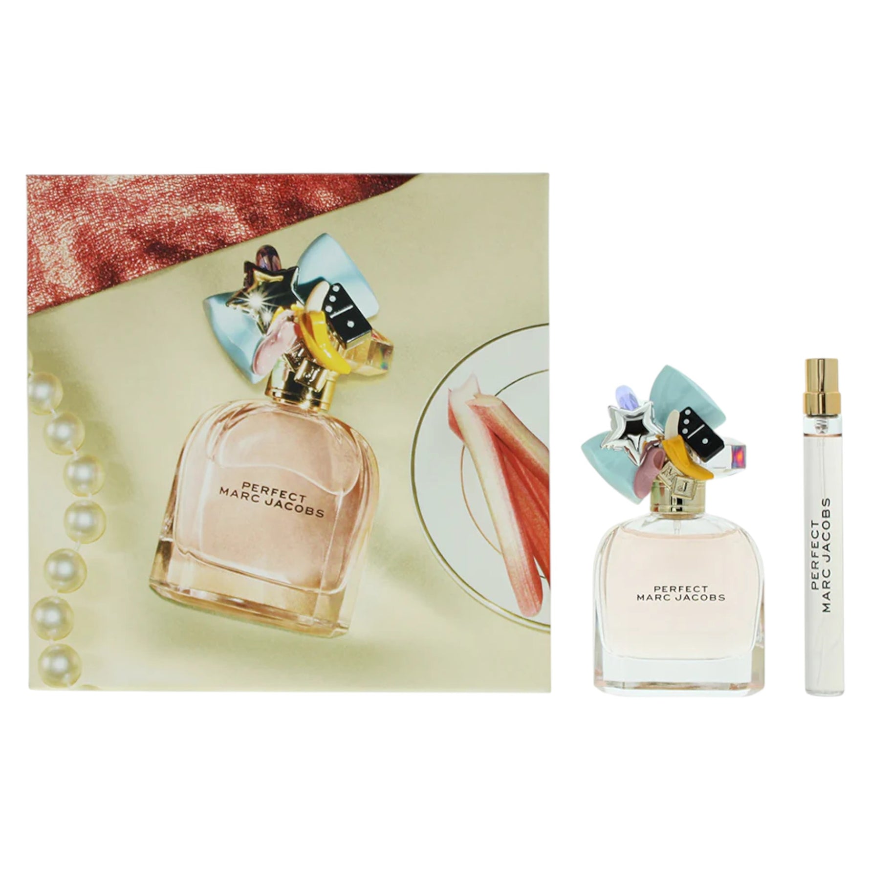Set Marc Jacobs: Perfect, Eau De Parfum, For Women, 50 ml + Perfect, Eau De Parfum, For Women, 10 ml