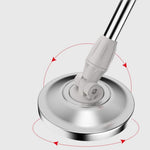Set mop rotativ cu galeata Flippy, material plastic si microfibra, rezistent, cu dop scurgere, vas detasabil, pentru