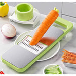 Set Multifunctional din 7 Piese, Flippy, pentru Taierea si Maruntirea Legumelor, Uz Casnic,din Otel Inoxidabil,