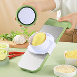 Set Multifunctional din 7 Piese, Flippy, pentru Taierea si Maruntirea Legumelor, Uz Casnic,din Otel Inoxidabil,