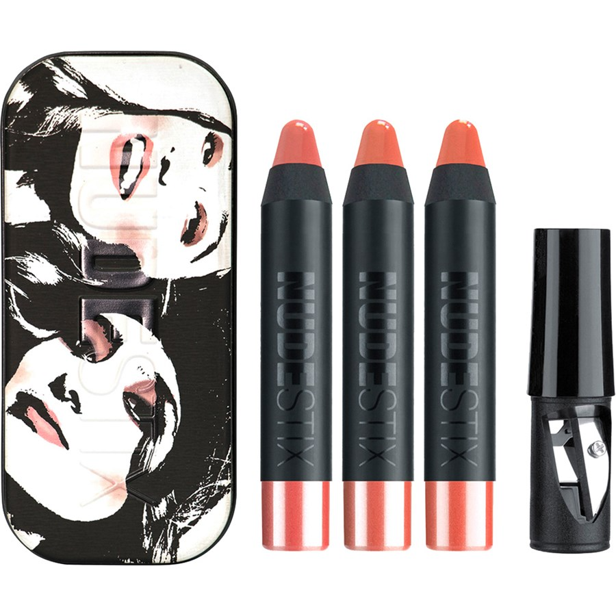 Set Nudestix: Gel Color, Cruelty Free, High Shine, Lip & Cheek Balm 2-In-1, Ally, 2.8 g + Gel Color, Cruelty Free, High Shine, Lip & Cheek Balm 2-In-1, J Mama, 2.8 g + Gel Color, Cruelty Free, High Shine, Lip & Cheek Balm 2-In-1, Tay Tay, 2.8 g - Olmarkt