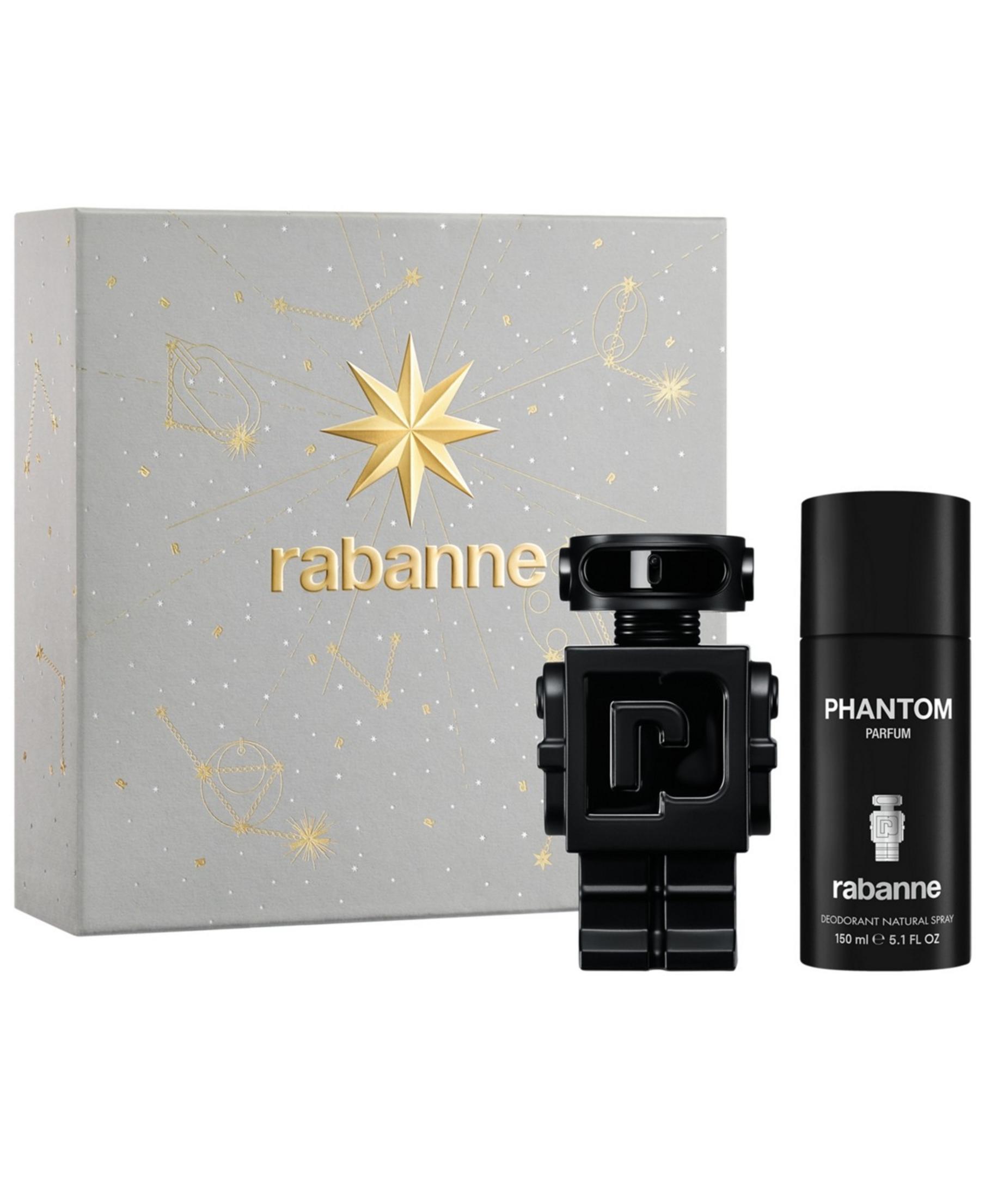 Set Paco Rabanne: Phantom In Red, Eau De Parfum, For Men, 100 ml + Phantom In Red, Deodorant Spray, For Men, 150 ml
