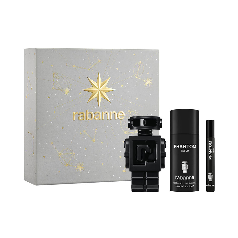 Set Paco Rabanne: Phantom In Red, Eau De Parfum, For Men, 100 ml + Phantom In Red, Eau De Parfum, For Men, 10 ml + Phantom In Red, Deodorant Spray, For Men, 150 ml