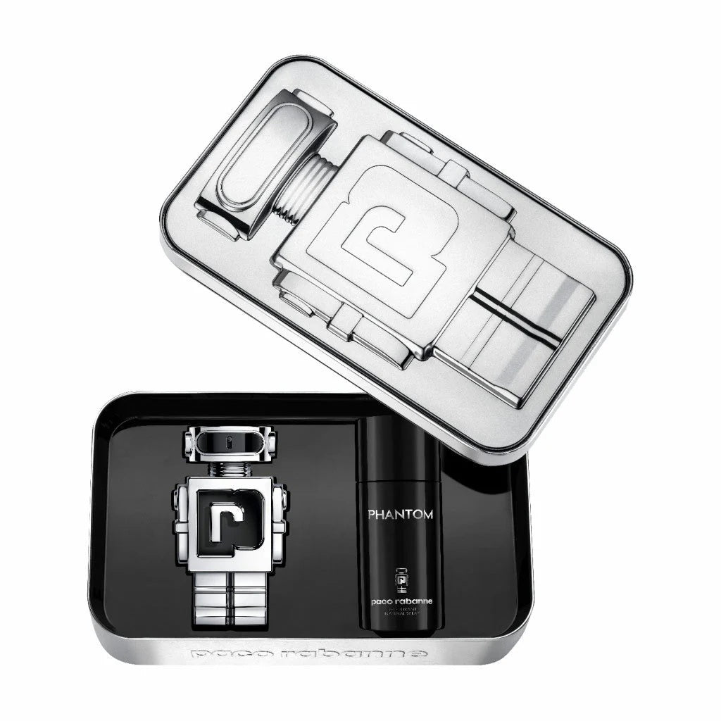 Set Paco Rabanne: Phantom, Eau De Toilette, For Men, 100 ml + Phantom, Deodorant Spray, For Men, 150 ml