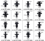 Set pentru auto 16 modele cleme din plastic 620buc + 5 unelte Carguard SCA002