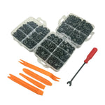 Set pentru auto 16 modele cleme din plastic 620buc + 5 unelte Carguard SCA002