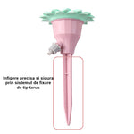 Set picuratoare cu valva pentru irigare Flippy, design floare, viteza reglabila, fixare prin infigere, practic, 16.8 x