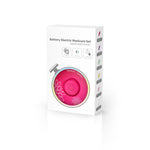 Set Pila Electrica pentru Copii si Bebelusi, Flippy, ABS, Incarcare USB, Model cu Flori, 6 Accesorii, cu Lumina LED,