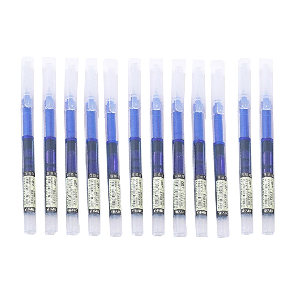 Set Pixuri Profesionale cu Bila, Flippy, pe Baza de Apa Set 12 bucati, Varf Ascutit de 0.5 mm, Pentru Scoala sau Birou,