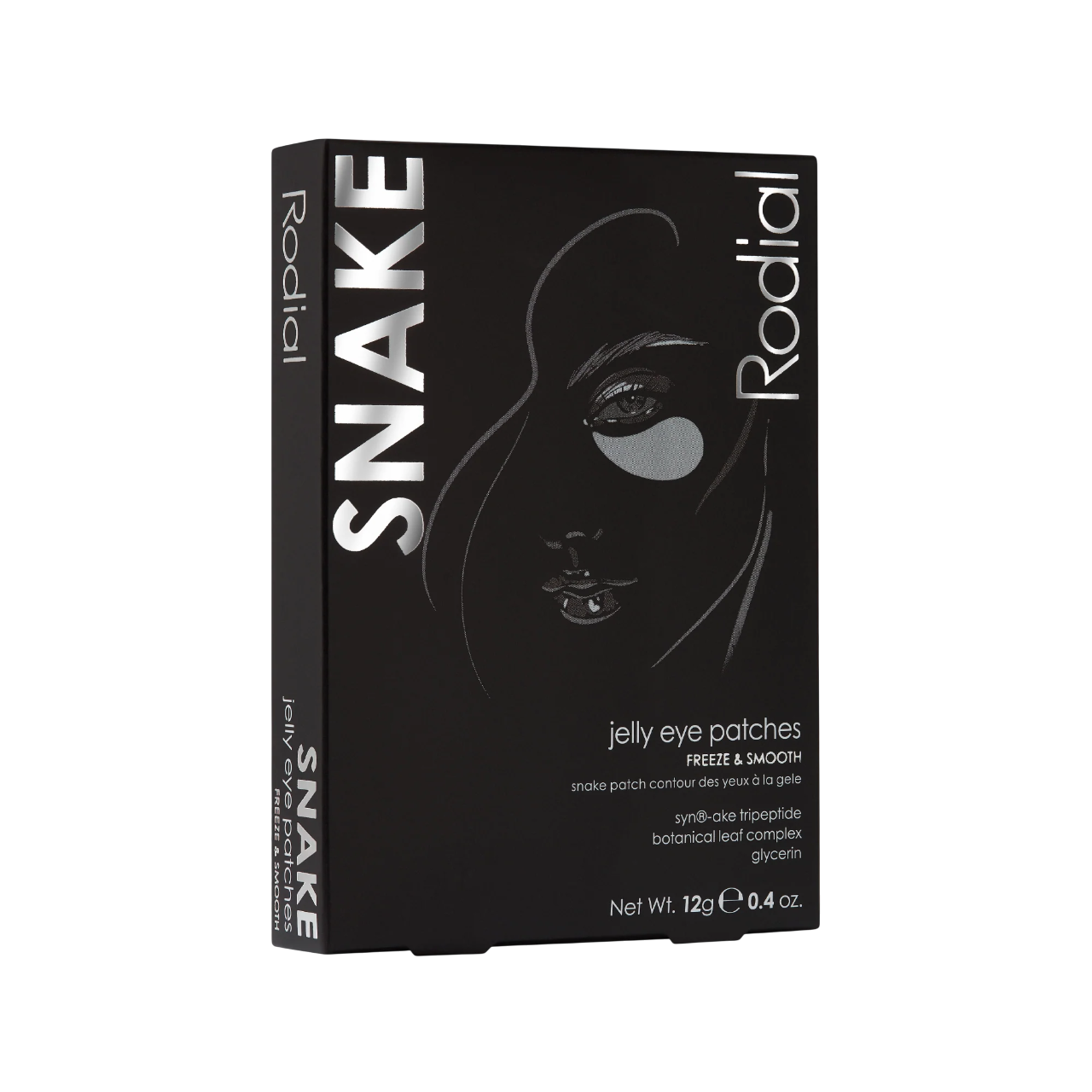 Set, Rodial, Snake, Netezire, Bandaj pentru ochi, 4 buc