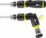 Set surubelnita cu clichet 12biti CrV 4x Phillips PH0 PH1 PH2 PH3 Capete plane 4x 3mm 4mm 5mm 6mm 4x Torx T10 T15 T20 T25 Goobay