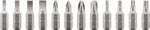 Set surubelnita cu clichet 12biti CrV 4x Phillips PH0 PH1 PH2 PH3 Capete plane 4x 3mm 4mm 5mm 6mm 4x Torx T10 T15 T20 T25 Goobay