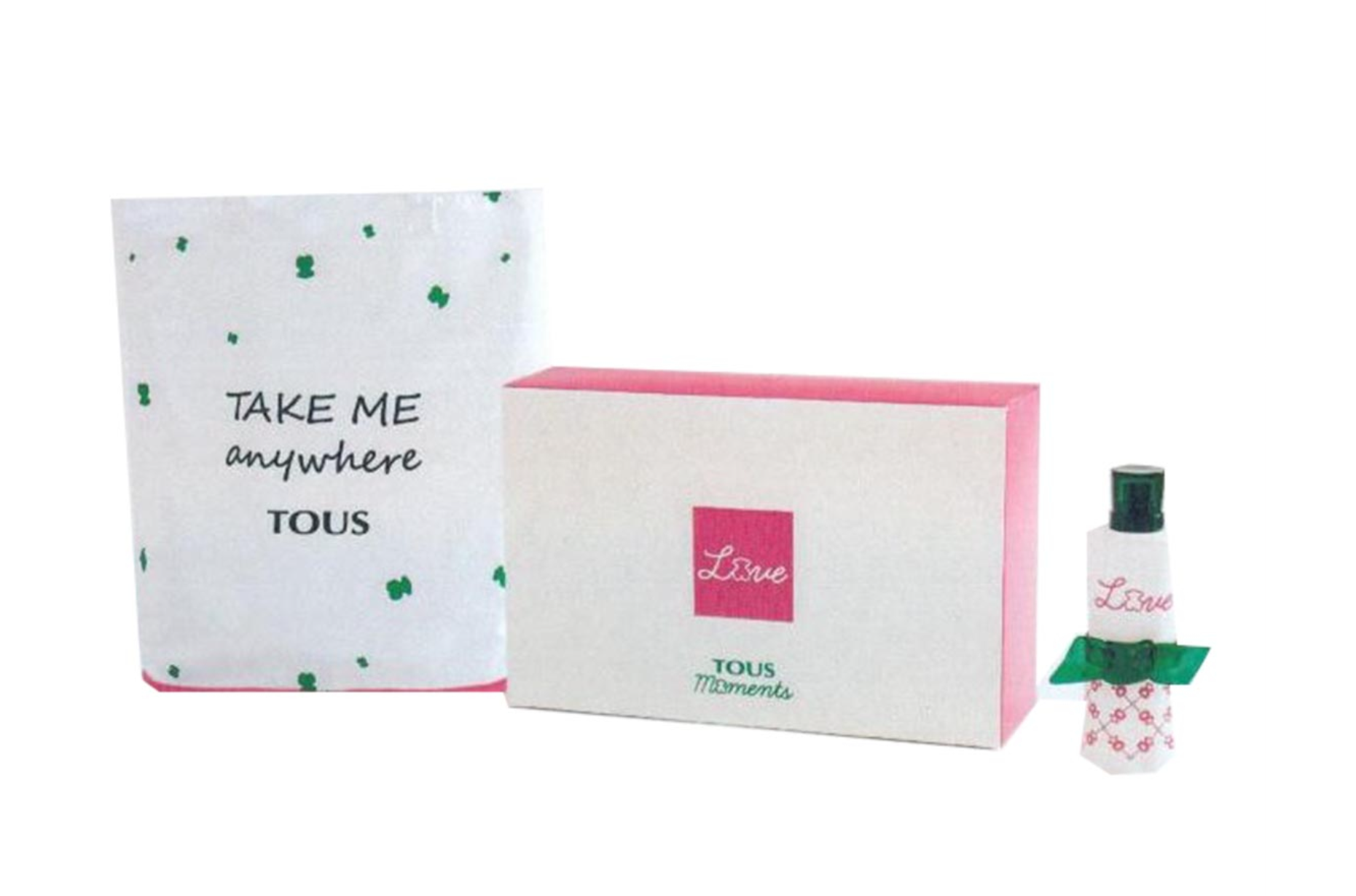 Take Me Anywhere Set Tous: Love Moments, Eau De Toilette, For Women, 90 ml + Love Moments, Textile Bag, Collapisable, For Women - Olmarkt