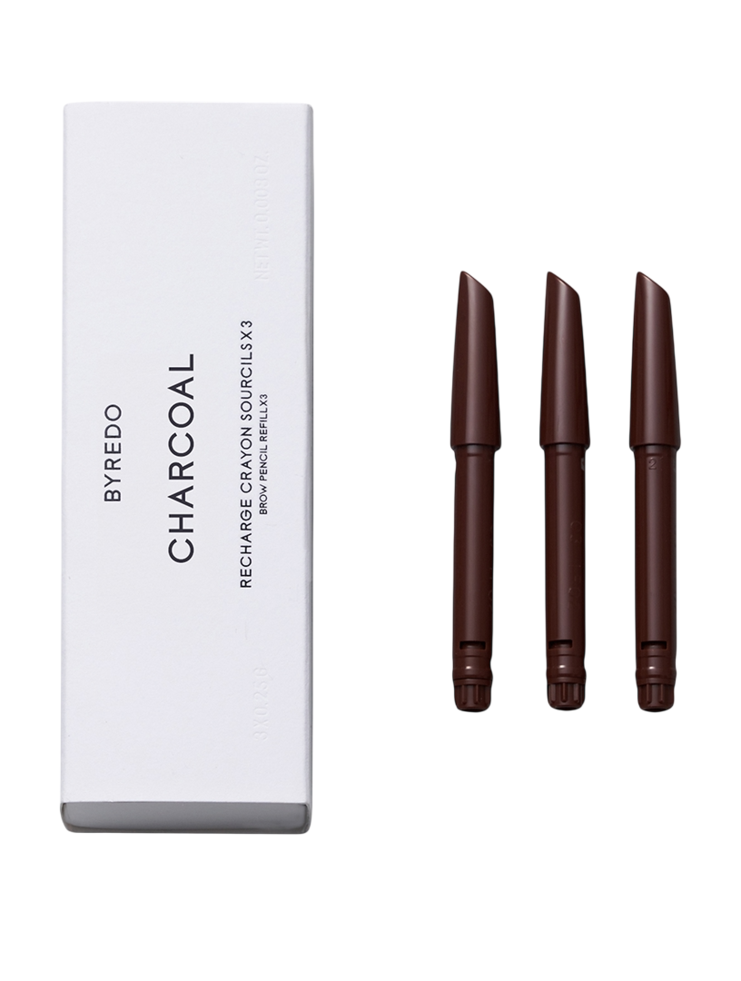 Set Trio, Byredo, All-In-One, Creion cremă pentru sprâncene, 04, Cărbune, Reumplere, 3 buc, 0.25 g