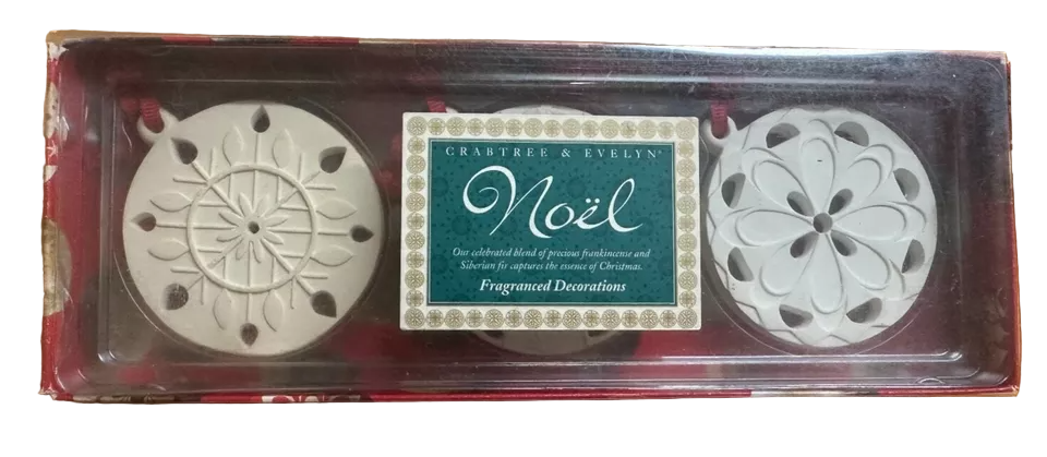 Set Trio, Crabtree & Evelyn, Christmas Decoration, Odorizant de cameră, 3 buc - Olmarkt