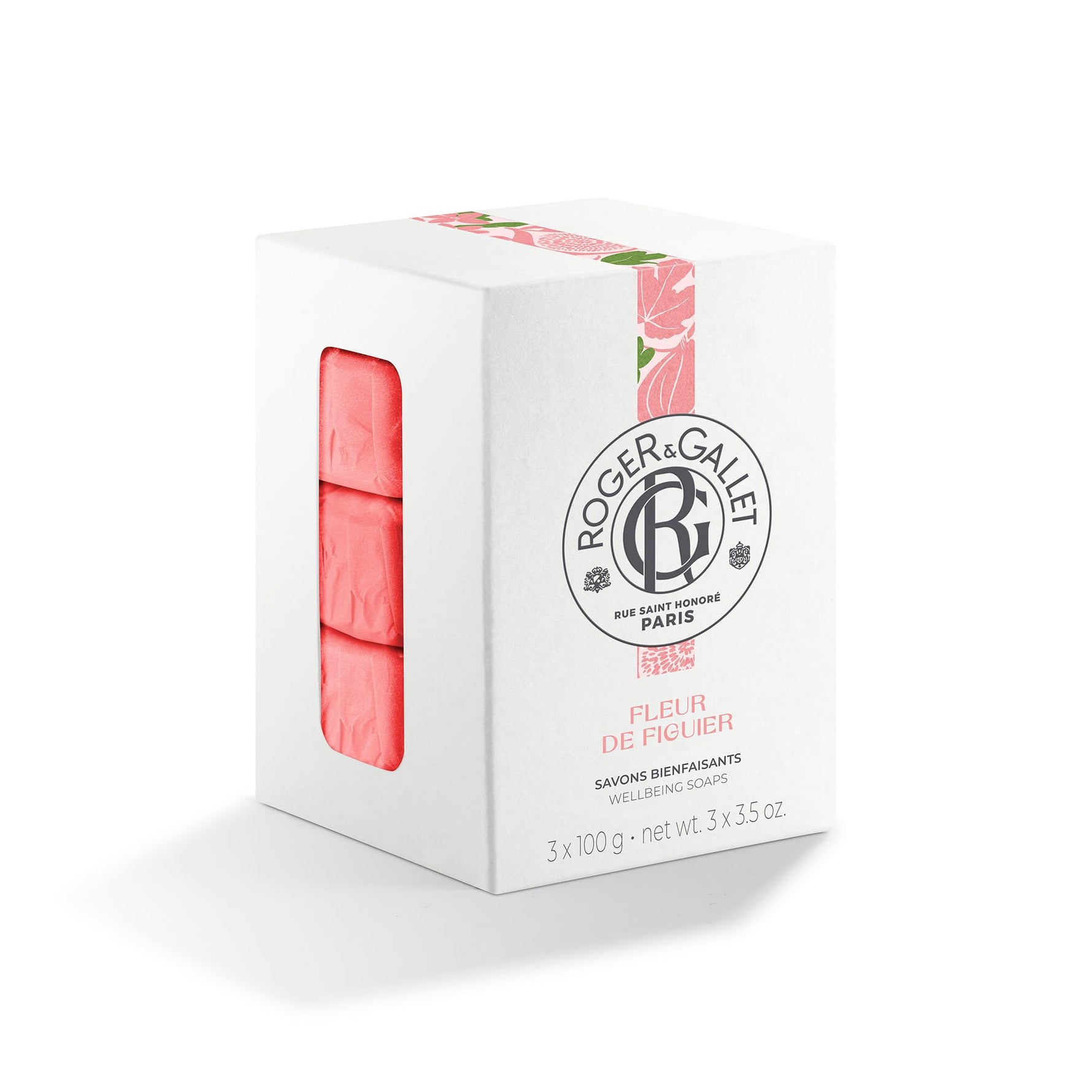Set Trio, Roger & Gallet, Fleur De Figuier, Soap Bar, 3x, 100 g