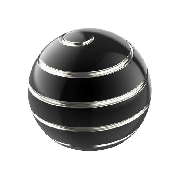Sfera Fidget Spinner Metalic, Flippy, Corp Aliaj Zinc, Rulment Inox, Jucarie Antistres pentru Focus si Relaxare,