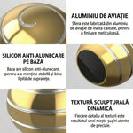 Sfera Fidget Spinner Metalic, Flippy, Corp Aliaj Zinc, Rulment Inox, Jucarie Antistres pentru Focus si Relaxare,