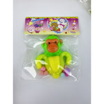 Jucarie Antistres Squishy, Flippy, cu Revenire Lenta, Squeeze Toys, Model Cimpanzini Bananini, Ambalaj Transparent,