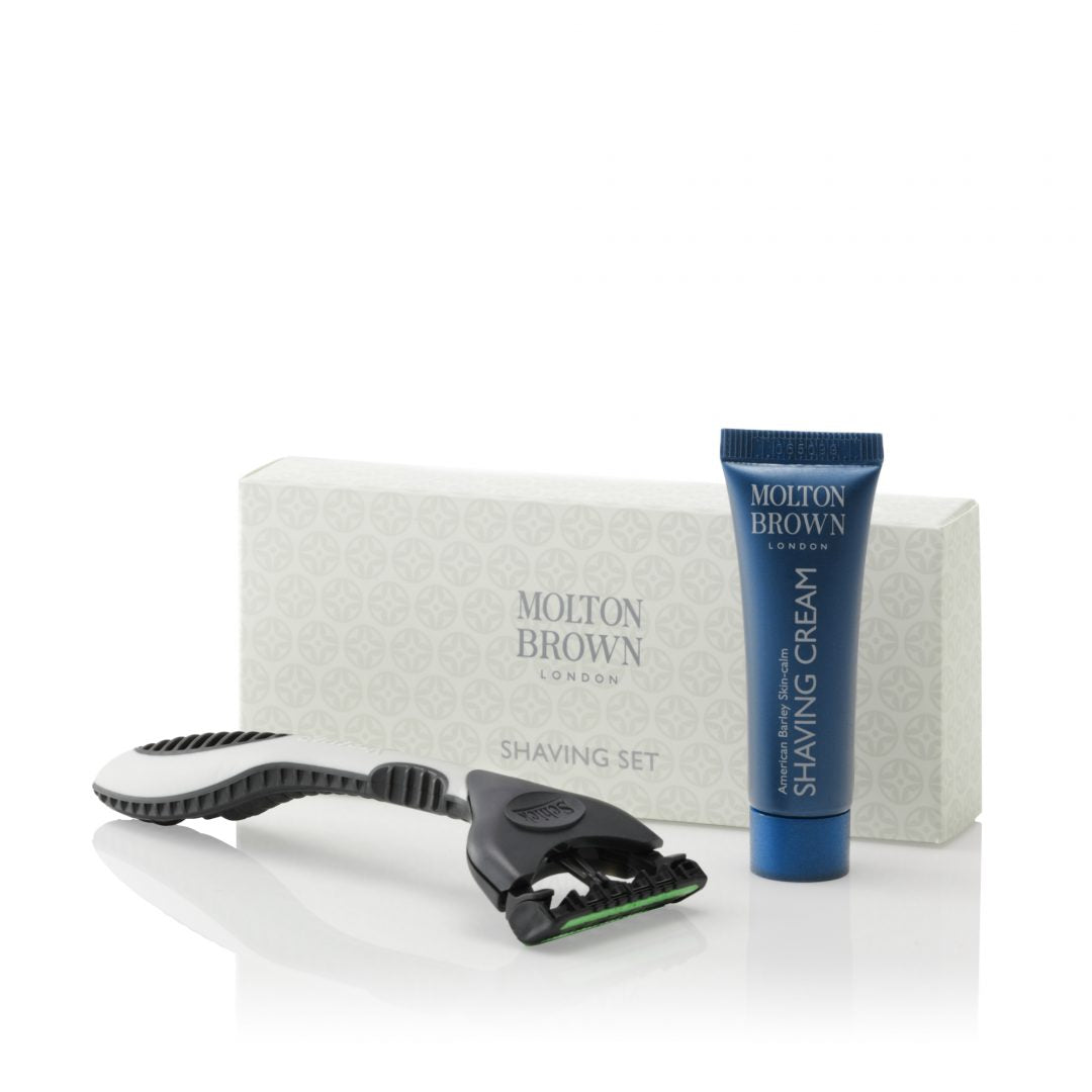 Shaving Kit Luxury Collection Set Molton Brown: Molton Brown, Shaving Razor, 1 Blade + Molton Brown, Shaving Cream - Olmarkt