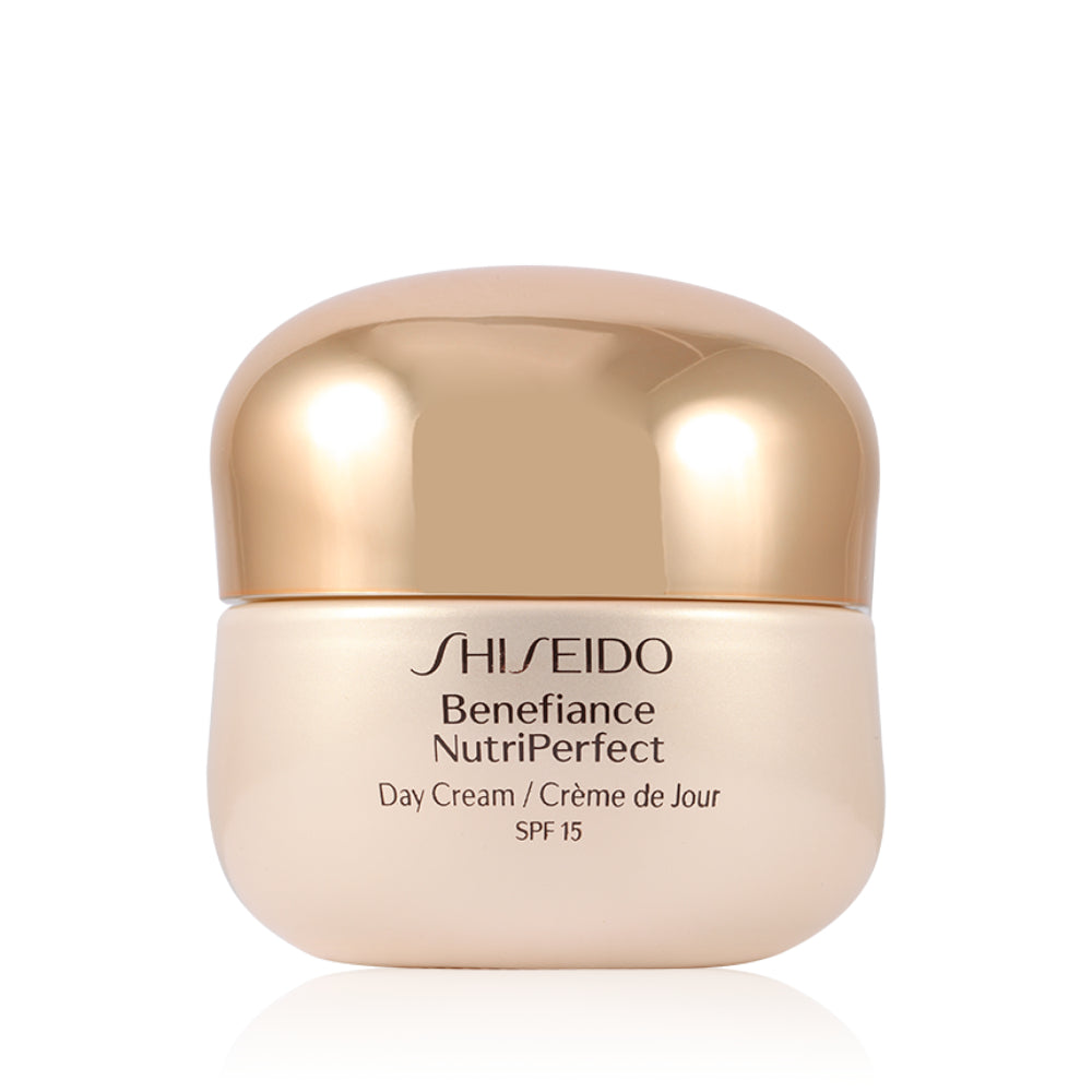 Shiseido, Benefiance Nutriperfect, Anti-îmbătrânire, Zi, Smântână, Pentru față, SPF 15, 50 ml