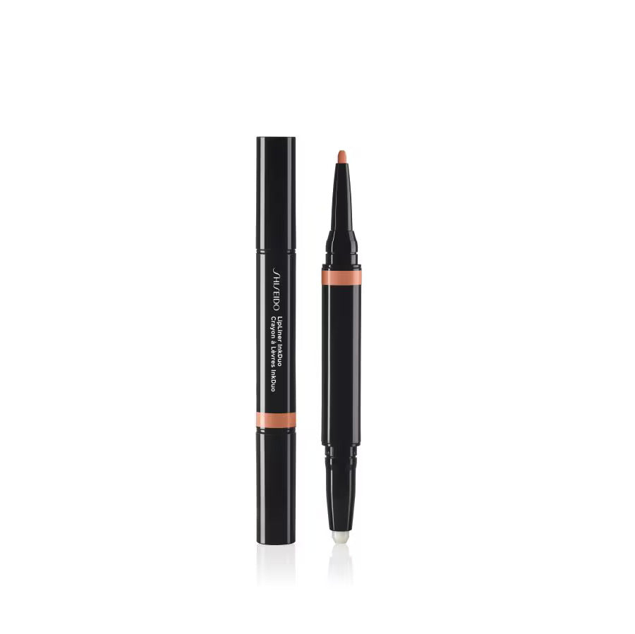 Shiseido, InkDuo, Cu două capete, Creion de buze, 02, Bej, 1.1 g