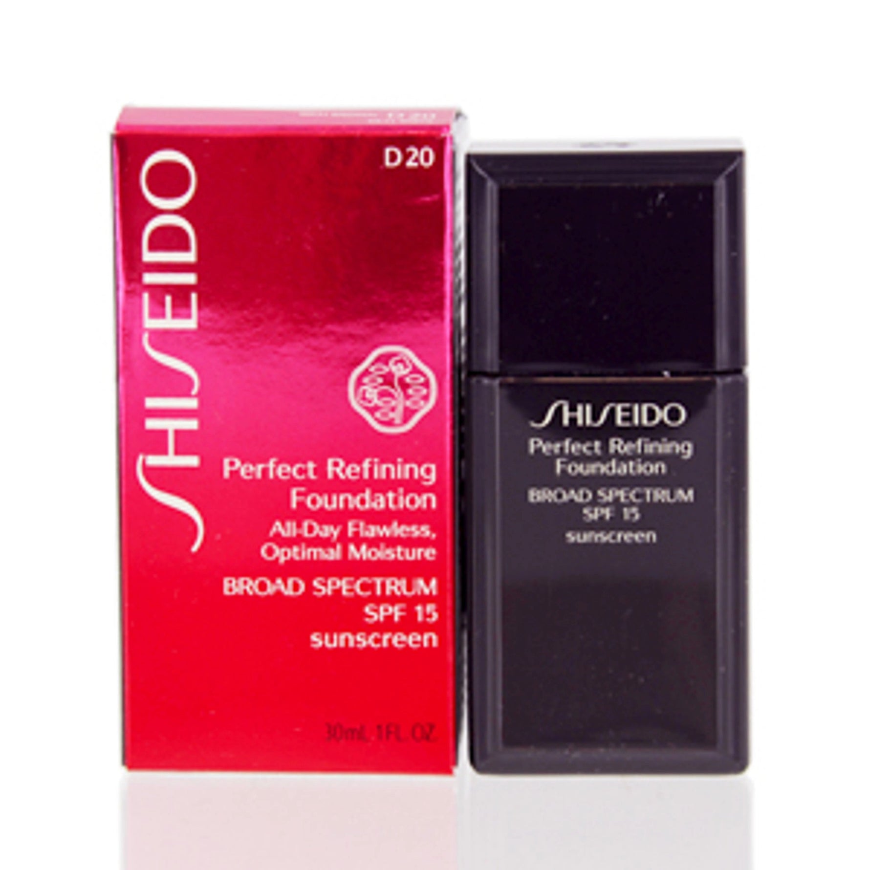 Shiseido, Perfect Refining, Hidratant, Fond de ten lichid, D20, Maro bogat, SPF 15, 30 ml - Olmarkt