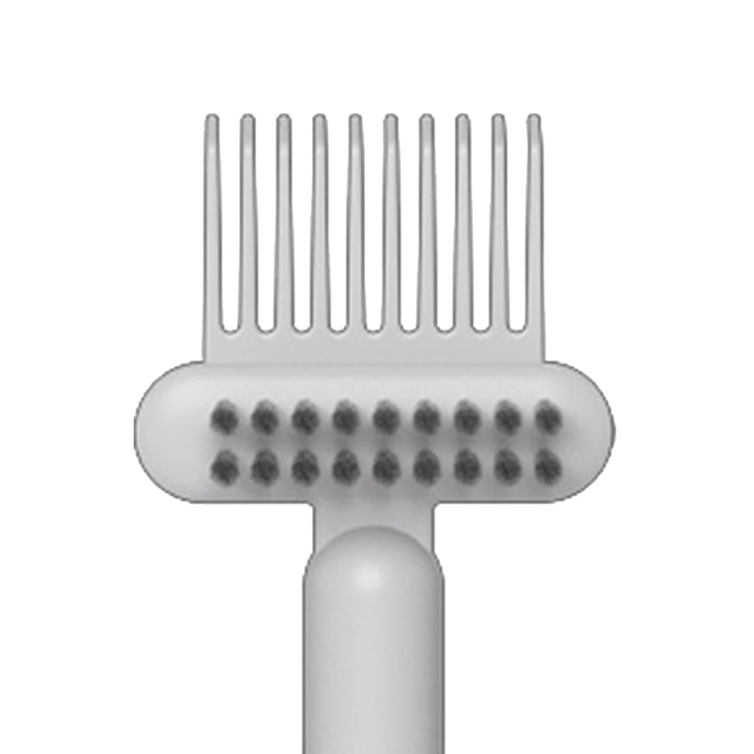 Perie pentru Curatarea Parului, Flippy, din Plastic, 16 x 5 cm, Alb