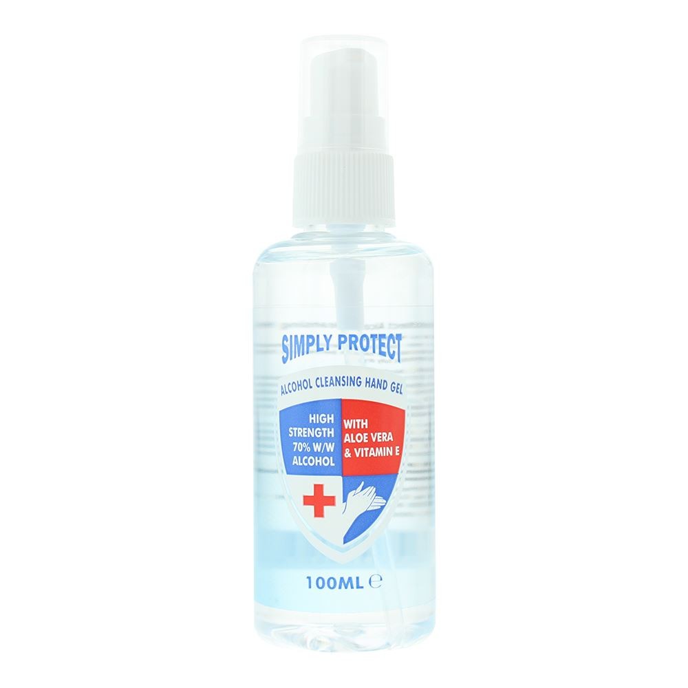 Simply Protect, Simply Protect, Alcool, Antibacterian, Gel de mâini, 100 ml
