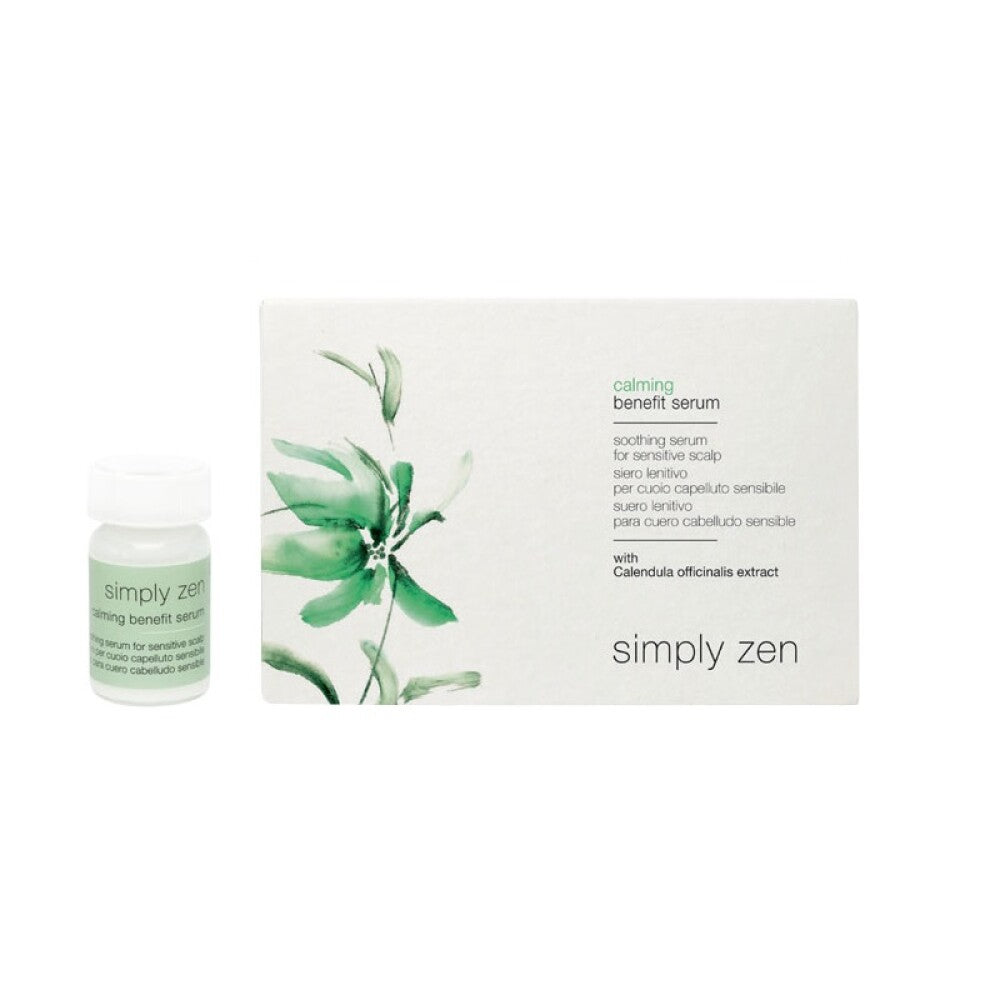 Simply Zen, Calming, Serum de tratament pentru scalp fără clătire, Pentru calmare, 12x, 5 ml - Olmarkt