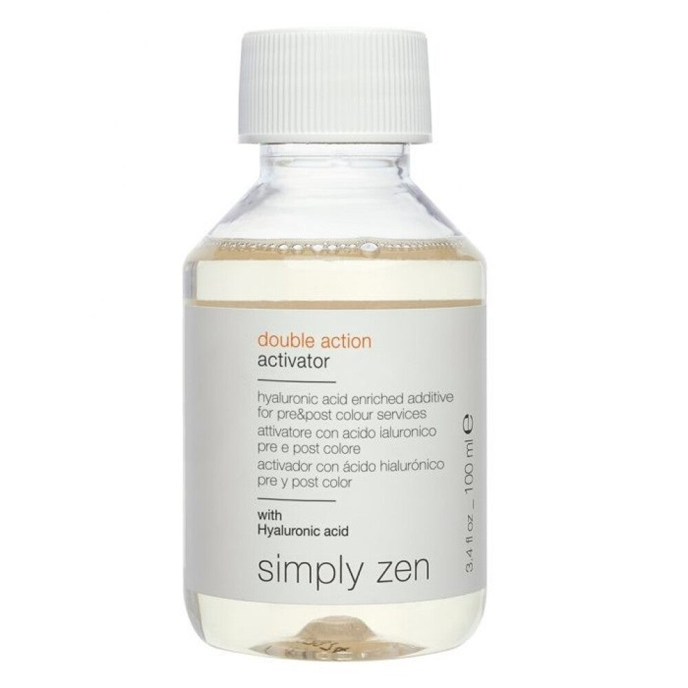 Simply Zen, Double Action, Acid hialuronic, Loțiune de tratament pentru scalp care nu se clătește, Pentru protecția culorii, 100 ml - Olmarkt