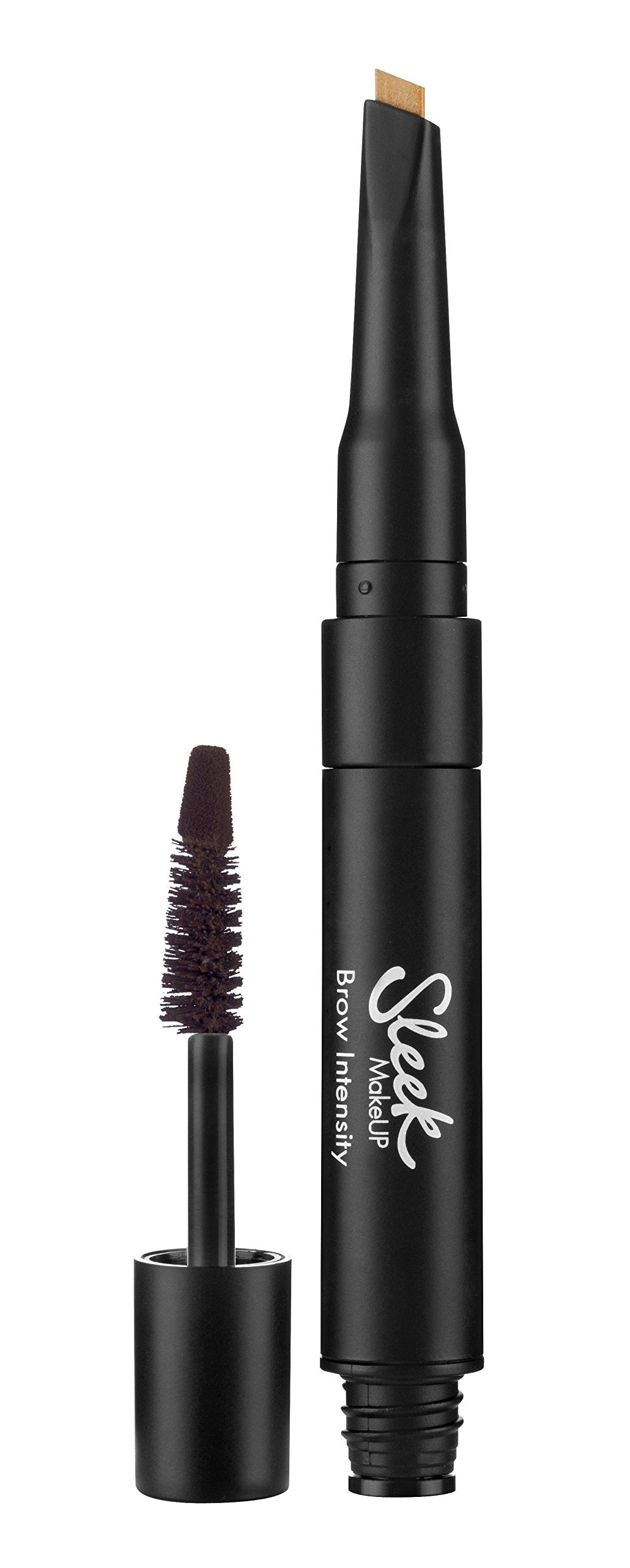 Sleek MakeUP, Brow Intensity, Mascara și iluminator 2-în-1, Întunecat + Aur, 3 ml - Olmarkt