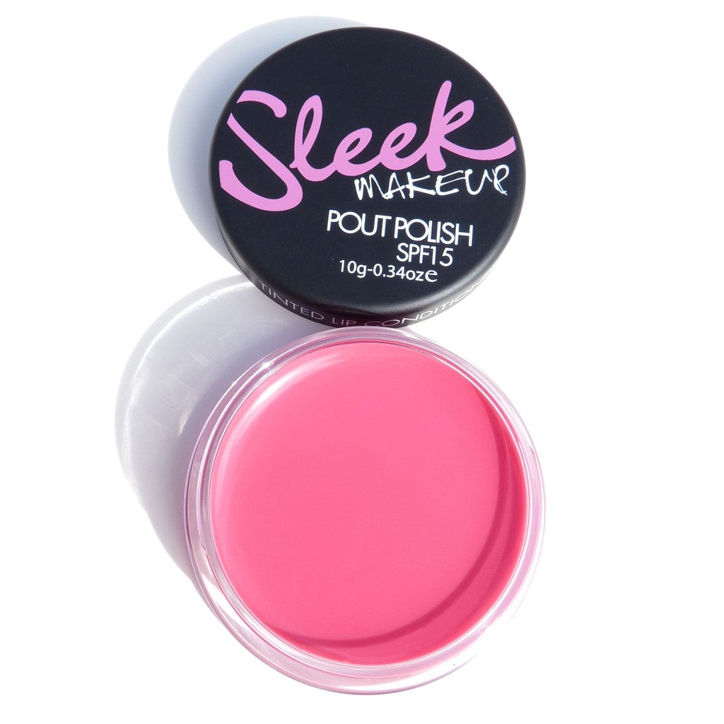 Sleek MakeUP, Pout Polish, Balsam de buze, Glazură, SPF 15, 10 g - Olmarkt