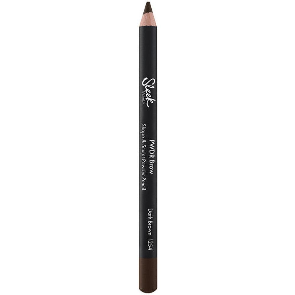 Sleek MakeUP, Pwdr, Amestecare, Creion cremă pentru sprâncene, 1254, Maro închis, 1.29 g - Olmarkt