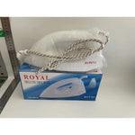 Fier de Calcat Royal, Flippy, 1000W, Fier de Calcat pentru Calatorii, Talpa Ceramica, 24.5x10.5x11.7 cm, Alb