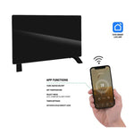 Convector Electric, Flippry, 2000W, Wi-Fi, Termostat, afisaj LED, Touch Screen, Control din Telefon, 82.3x12x45.6 cm,