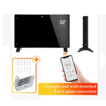 Convector Electric, Flippry, 2000W, Wi-Fi, Termostat, afisaj LED, Touch Screen, Control din Telefon, 82.3x12x45.6 cm,